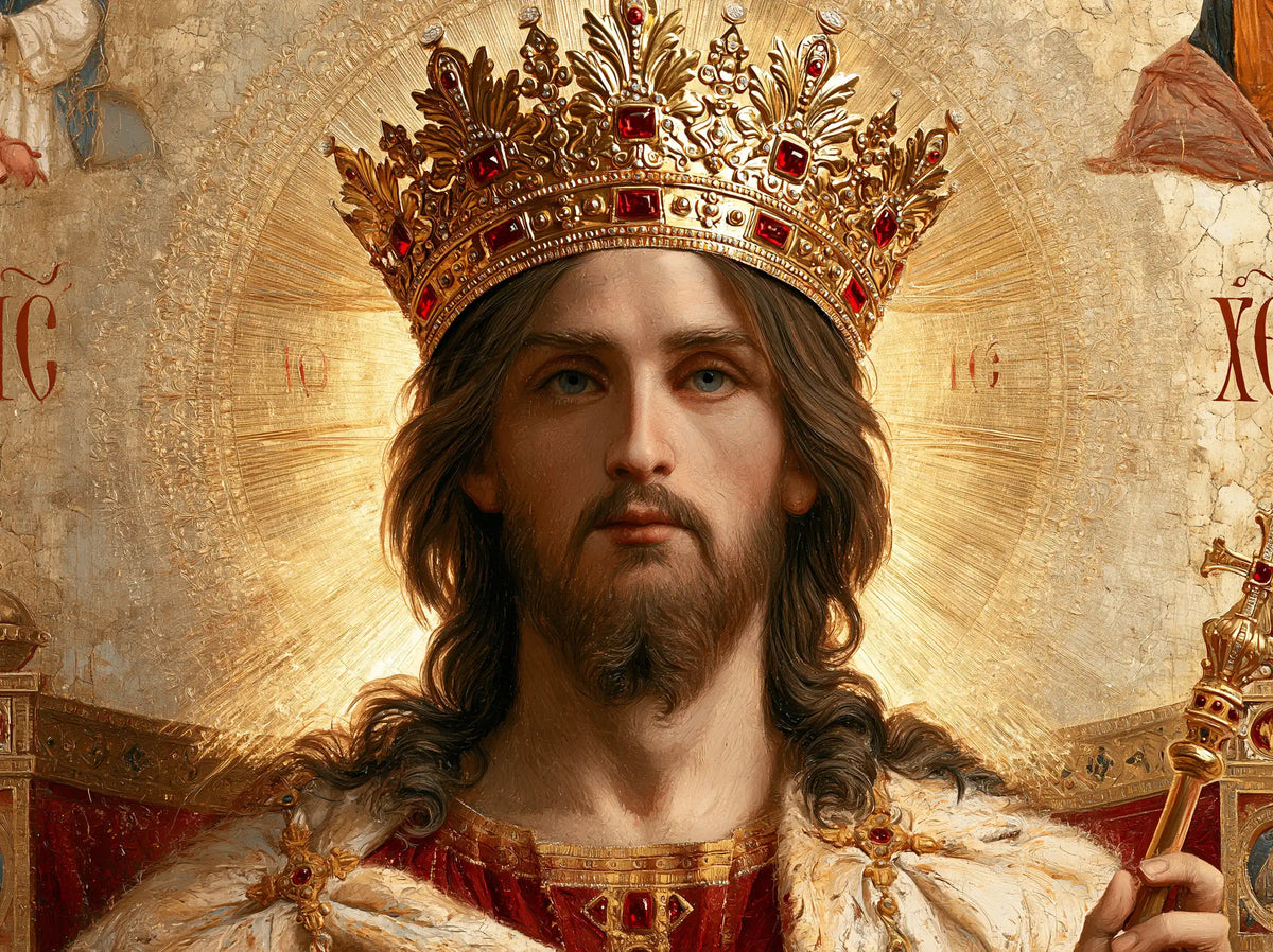 Jesus the King - Red, Ivory and Gold · Landscape n° 2