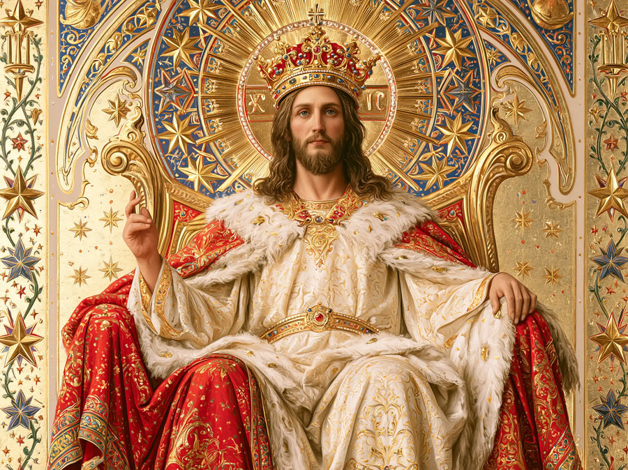 Jesus the King - Sacred Art Nouveau · Landscape n° 2