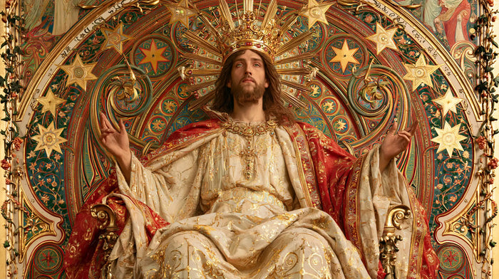 Jesus the King - Sacred Art Nouveau · Landscape n° 9
