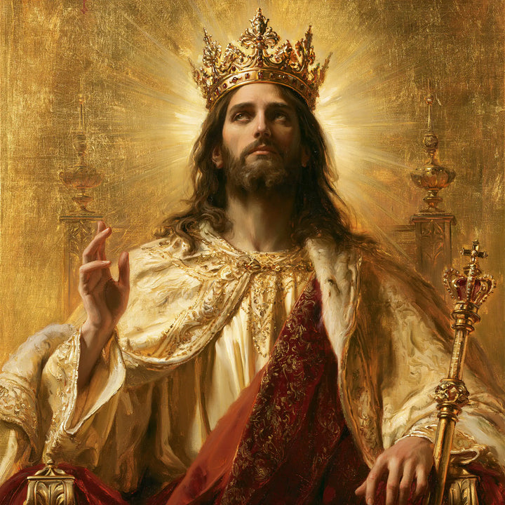 Jesus the King - Sacred Gold · Square n° 1