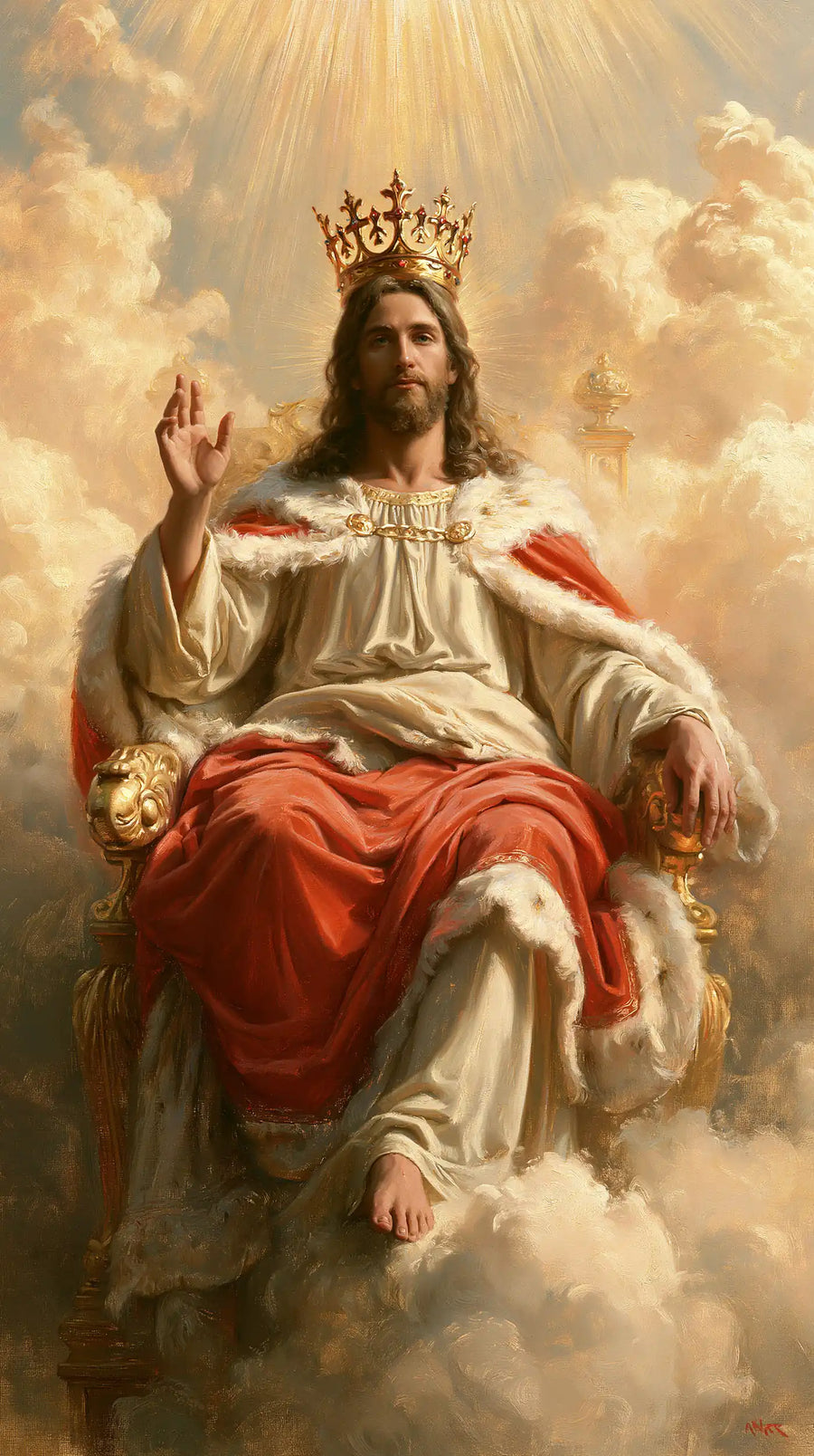 Jesus the King - Sacred Royal Majesty · Portrait n° 1