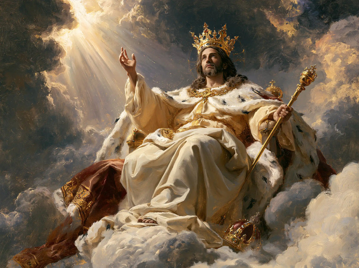 Jesus the King — The Sceptre in the Blue Opening