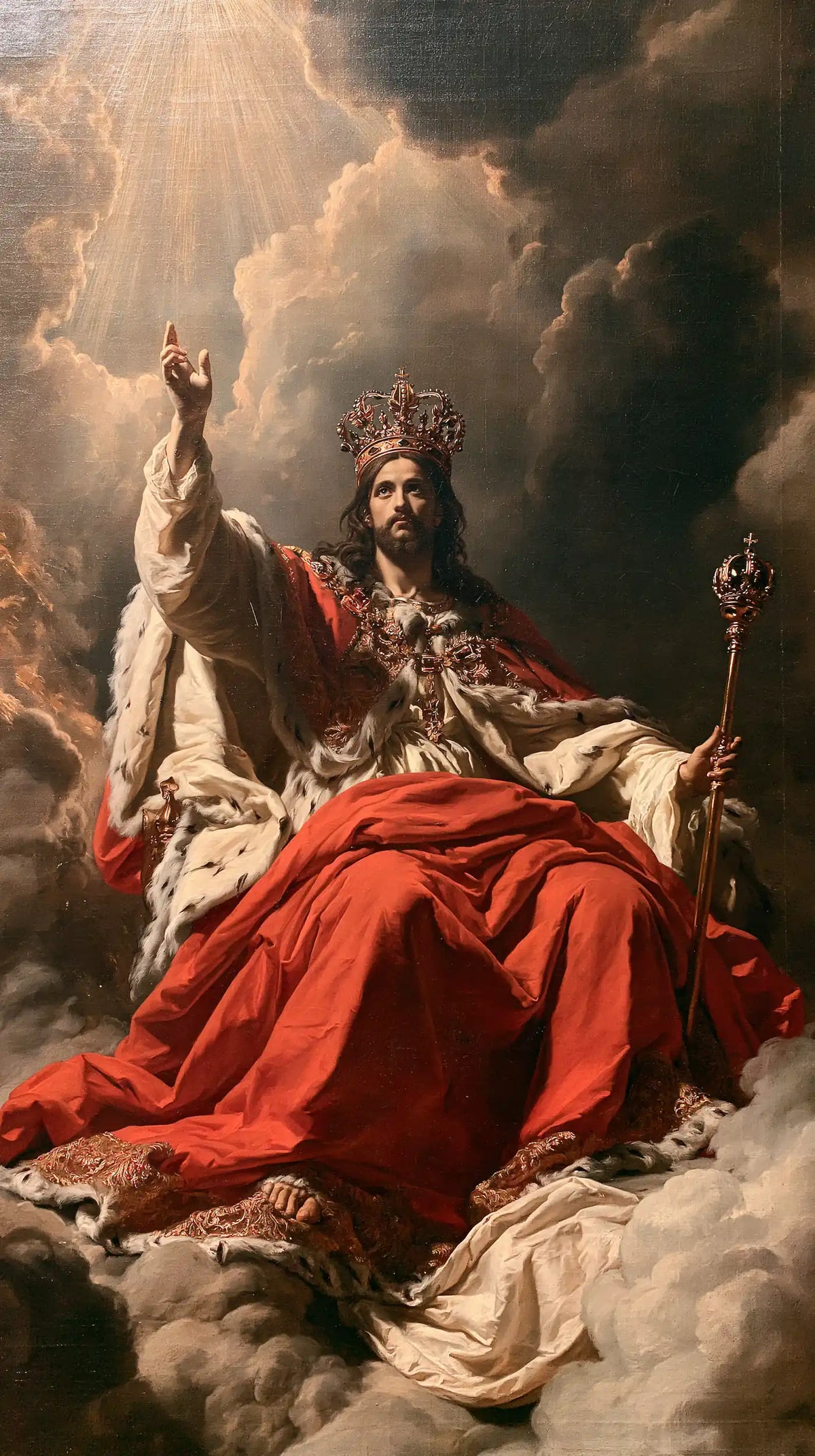 Jesus the King — Crimson Between Two Breaths of Light