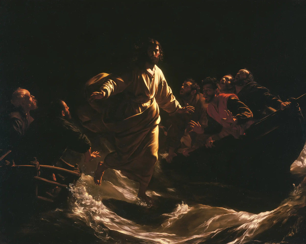 Jesus Walking on Water — Walking through the Hollow of Darkness