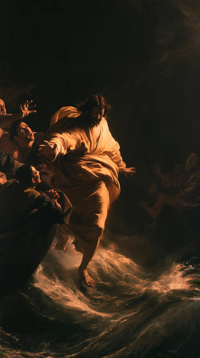 Jesus Walking on Water — The Rose-Tinted Breath upon the Black Sea