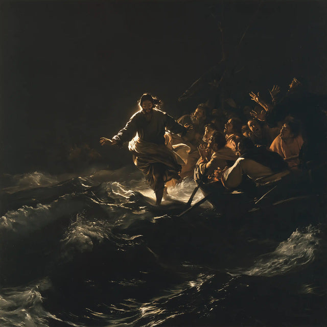 Jesus Walking on Water — The Small Light before the Vast Swell