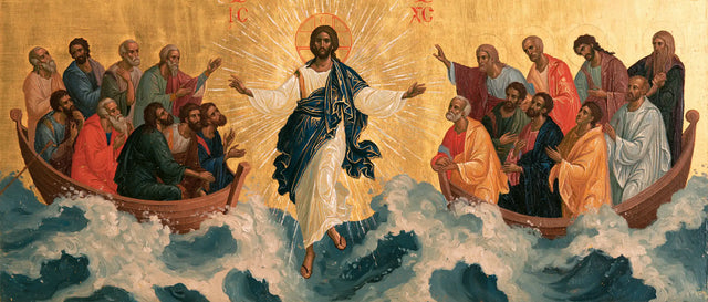 Jesus Walking on Water — Welcome between Turquoise and Foam
