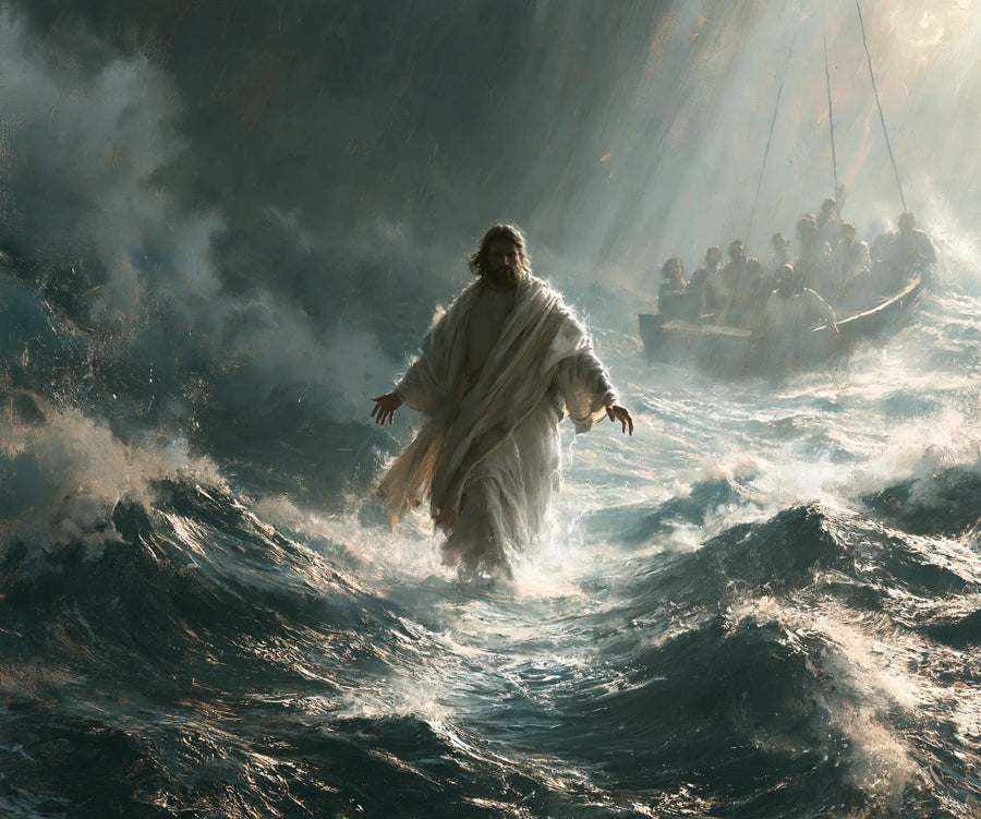 Jesus Walking on Water - Explosion of Movement · Landscape n° 3