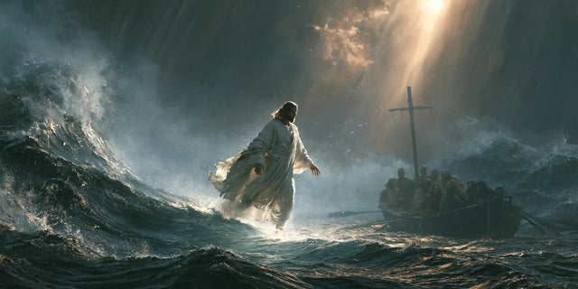 Jesus Walking on Water — The Mast beneath the Stroke of Light