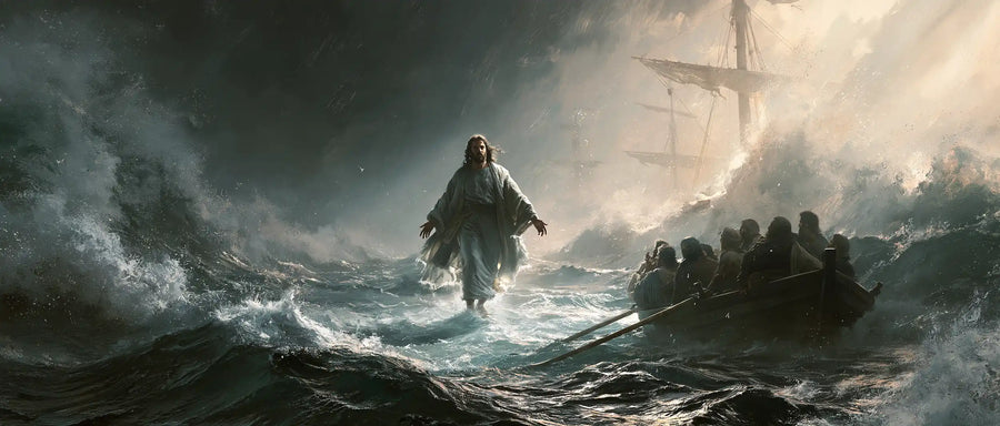 Jesus Walking on Water - Explosion of Movement · Landscape n° 21