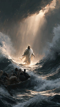 Jesus Walking on Water — The Call at the End of the Ray