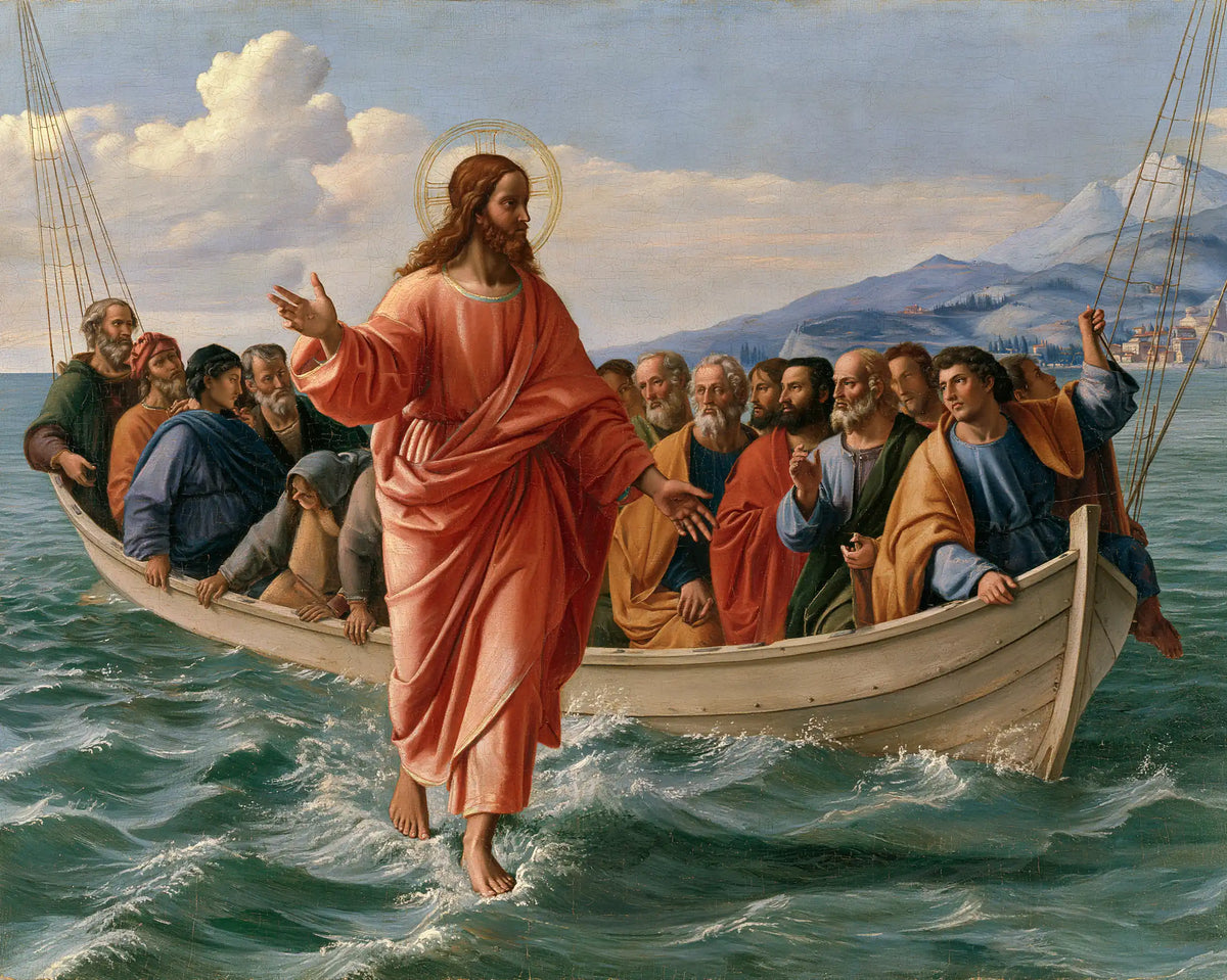 Jesus Walking on Water — Rose before the Ivory Boat