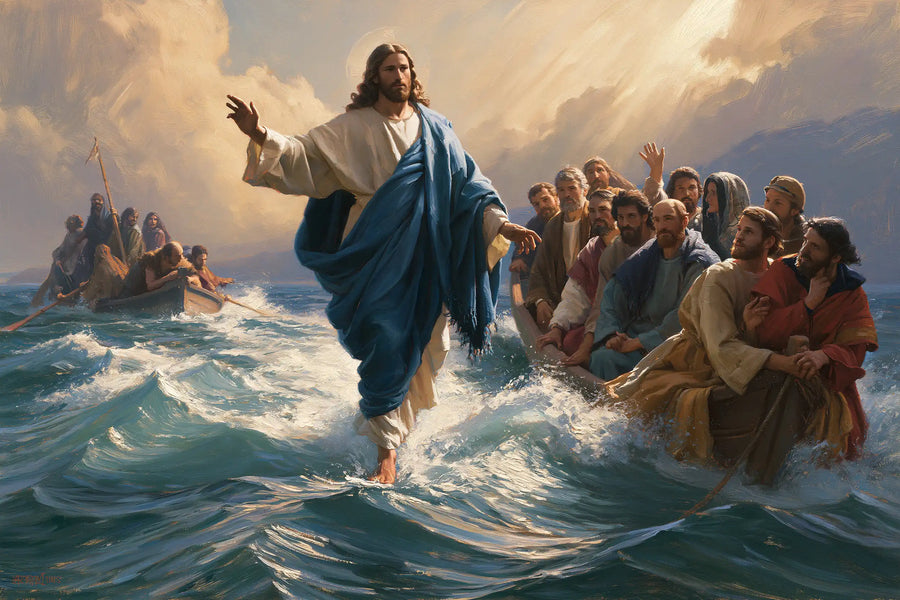 Jesus Walking on Water - Florentine Renaissance · Landscape n° 13