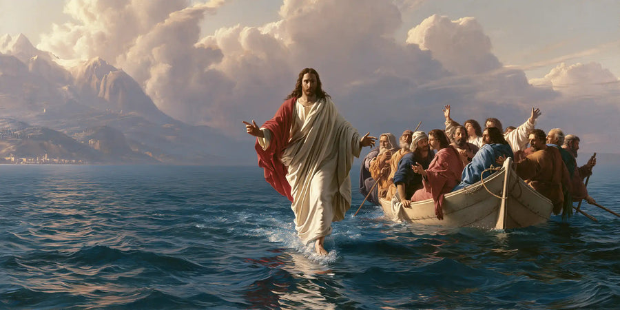 Jesus Walking on Water - Florentine Renaissance · Landscape n° 24