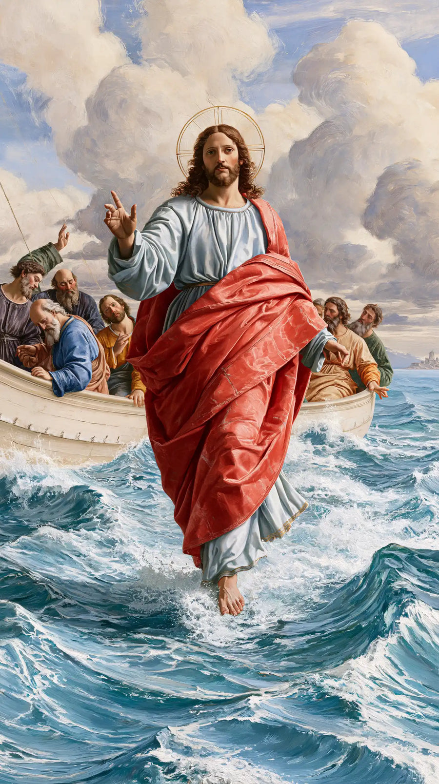 Jesus Walking on Water - Florentine Renaissance · Portrait n° 19