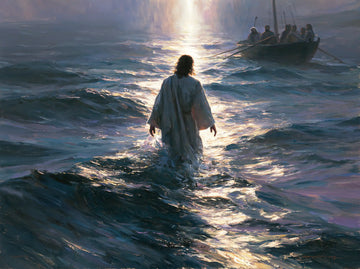 Jesus Walking on Water - Impressionist · Landscape n° 3