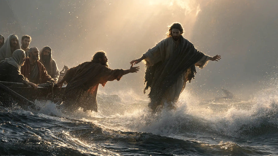 Jesus Walking on Water - Jesus Calls Peter · Landscape n° 11
