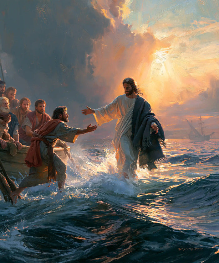 Jesus Walking on Water - Jesus Calls Peter · Portrait n° 17