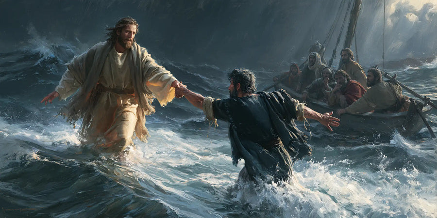 Jesus Walking on Water - Jesus Saves Peter · Landscape n° 20