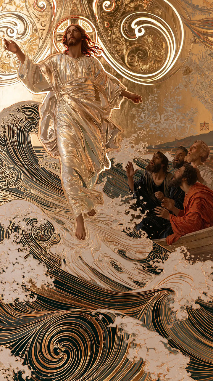 Jesus Walking on Water — The Blessing in Ivory Spray