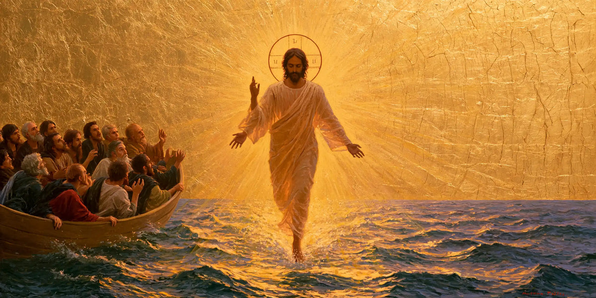 Jesus Walking on Water — The Amber Robe in the Solar Circle