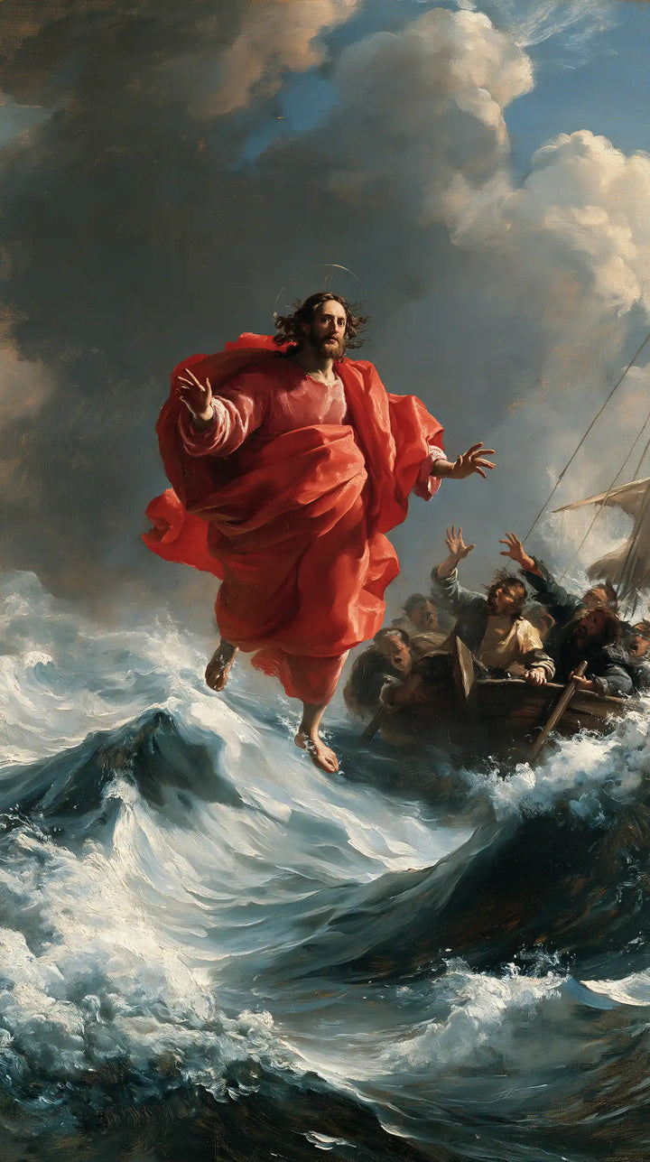 Jesus Walking on Water - Theatrical Baroque · Portrait n° 6