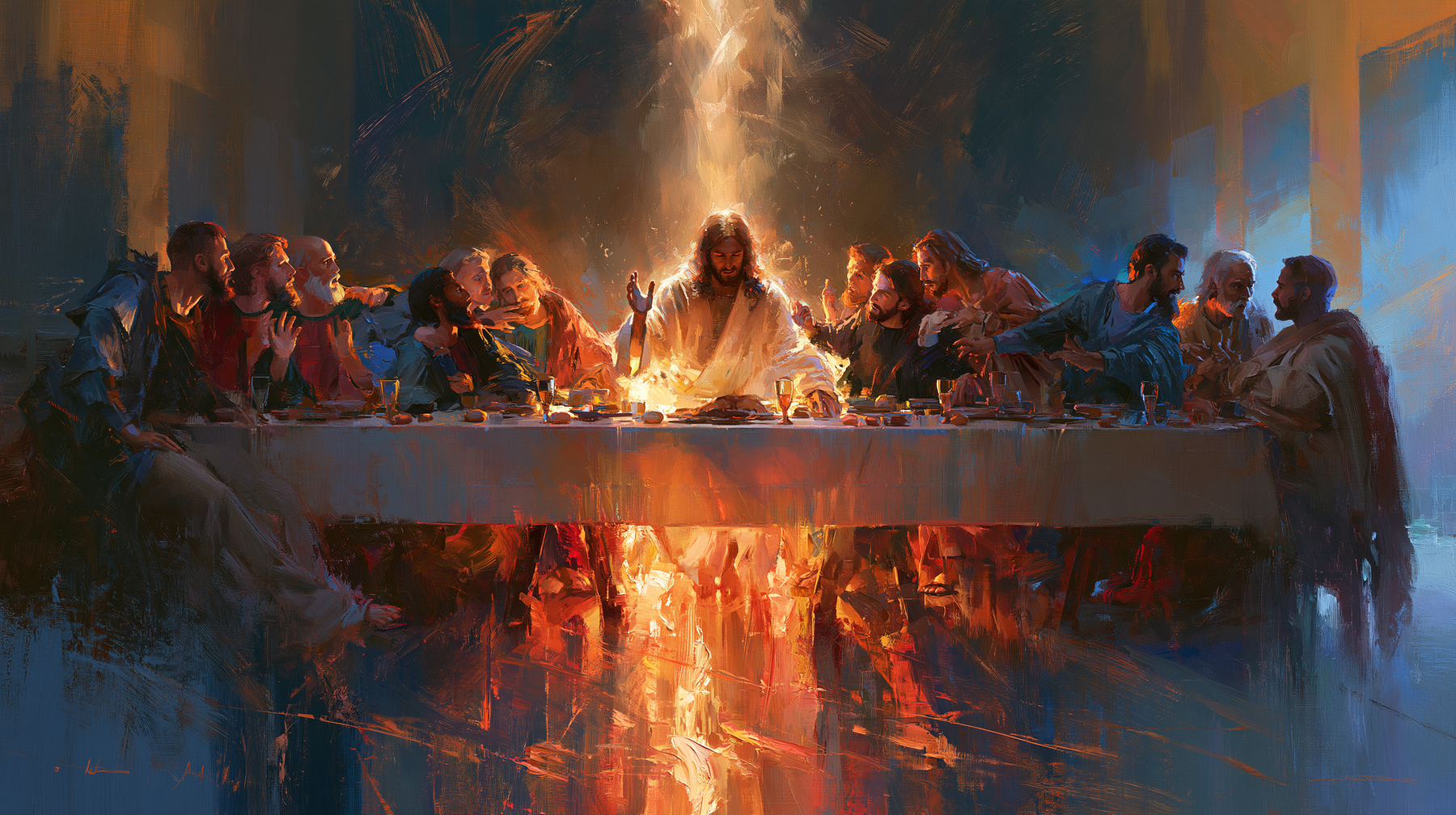 The Last Supper - Impressionist n° 4 — aperçu de la finition sélectionnée