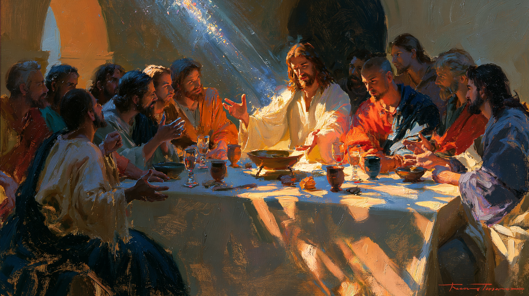 The Last Supper - Impressionist n° 8 — aperçu de la finition sélectionnée