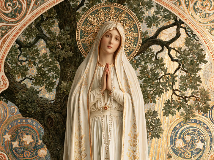 Our Lady of Fatima – Sacred Art Nouveau · Landscape no. 6