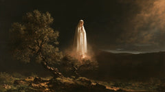 Our Lady of Fatima – Caravaggio Tenebrism · Landscape no. 6