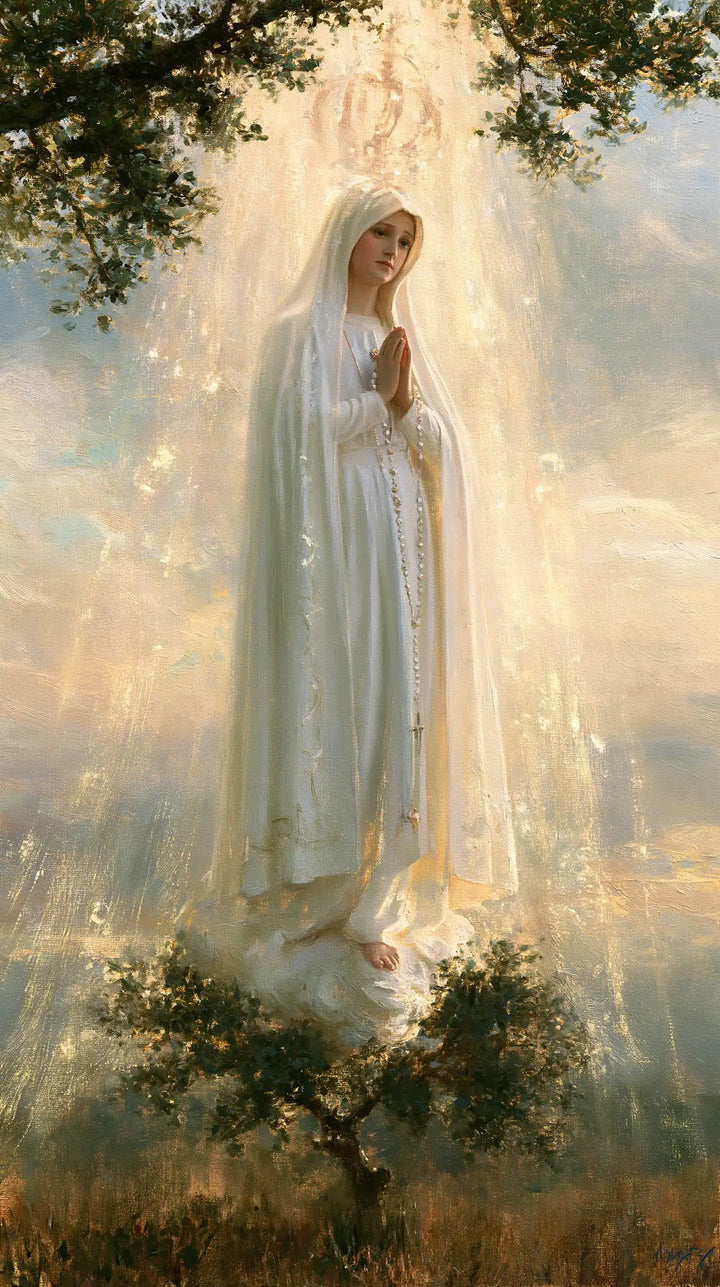 Our Lady of Fatima – Impressionist · Portrait no. 7