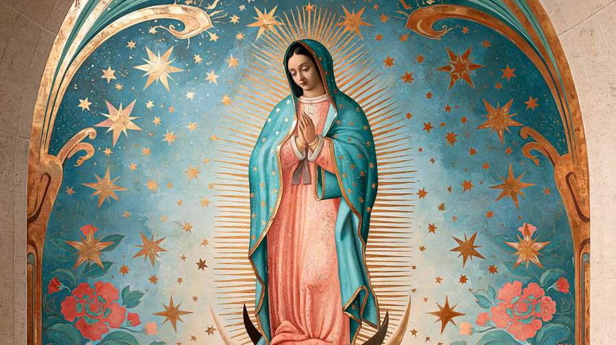 Our Lady of Guadalupe – Sacred Art Nouveau · Landscape no. 5