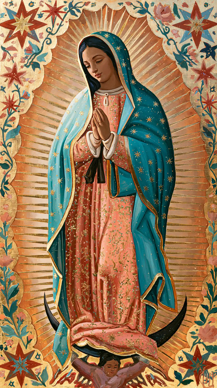 Our Lady of Guadalupe – Sacred Art Nouveau · Portrait no. 8