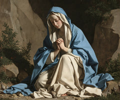 Virgin Mary in Prayer — Prayer between the Stones