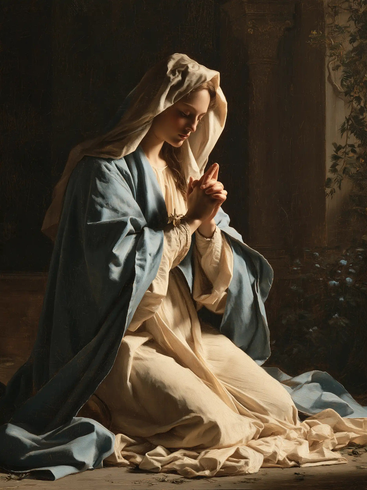 Virgin Mary in Prayer - Florentine Renaissance · Portrait n° 19