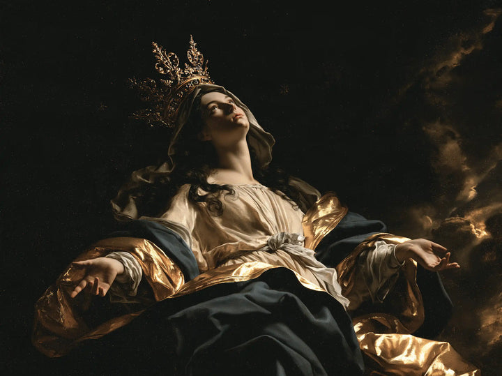 Mary Queen of Heaven - Black and Gold · Landscape n° 7