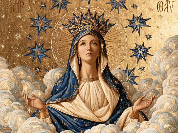 Mary Queen of Heaven - Contemporary Byzantine · Landscape n° 2