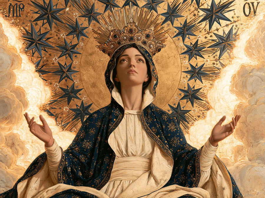 Mary Queen of Heaven - Contemporary Byzantine · Landscape n° 6