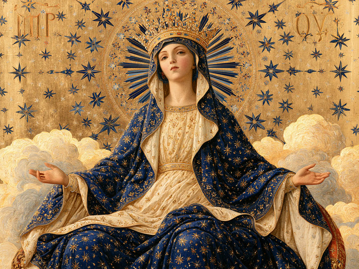 Mary Queen of Heaven - Contemporary Byzantine · Landscape n° 9
