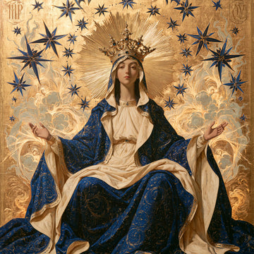 Mary Queen of Heaven - Contemporary Byzantine · Square n° 6