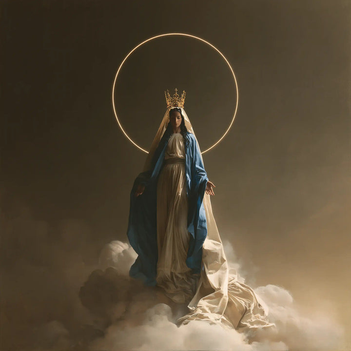 Mary Queen of Heaven - Contemporary Minimalism · Square n° 1