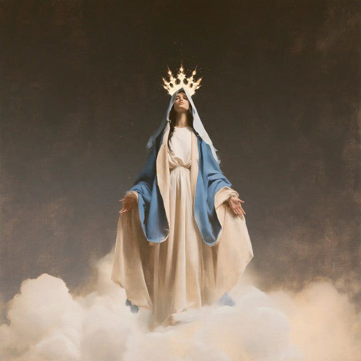 Mary Queen of Heaven - Contemporary Minimalism · Square n° 7