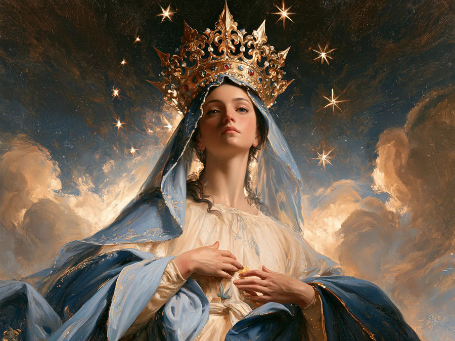 Mary Queen of Heaven - The Crown as Central Symbol · Landscape n° 15