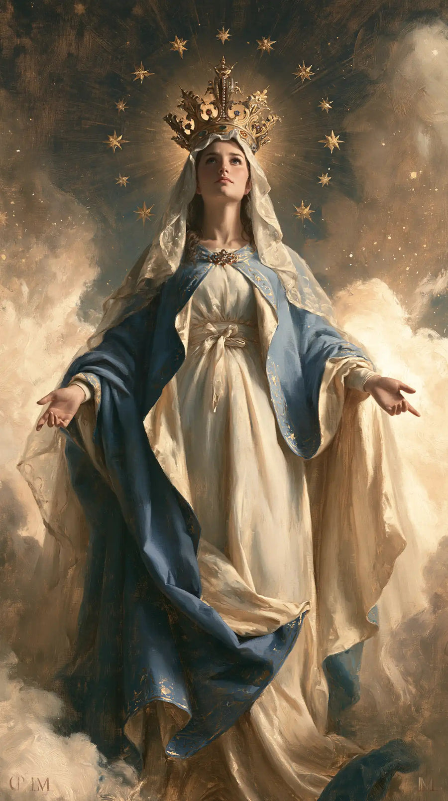 Mary Queen of Heaven - The Crown as Central Symbol · Portrait n° 18