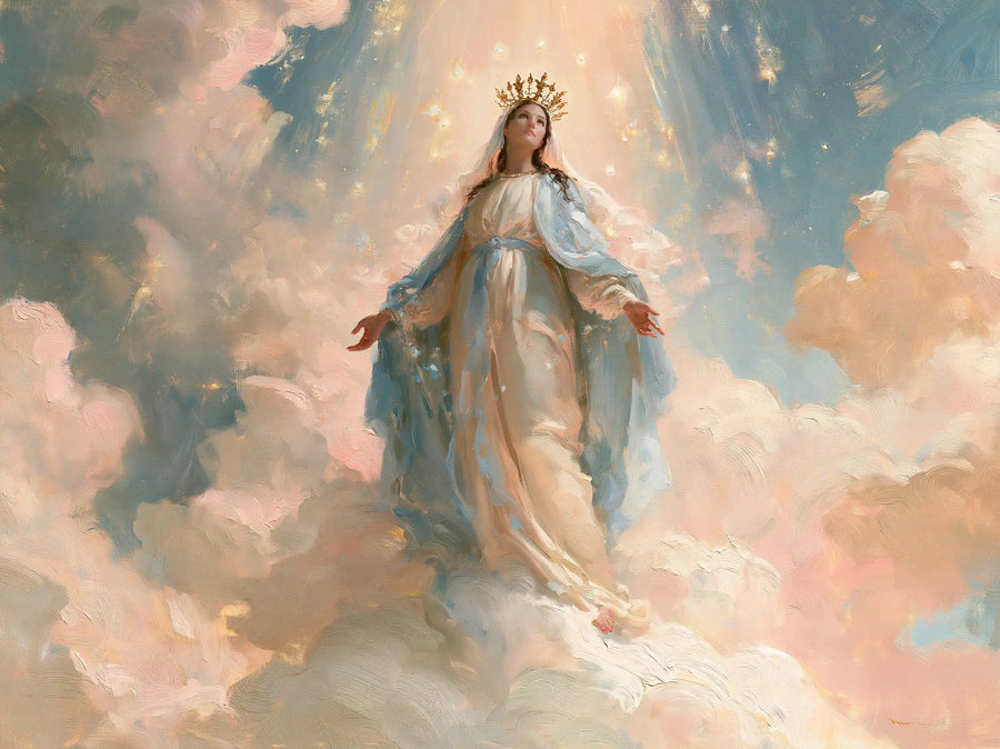 Mary Queen of Heaven - Impressionist · Landscape n° 1