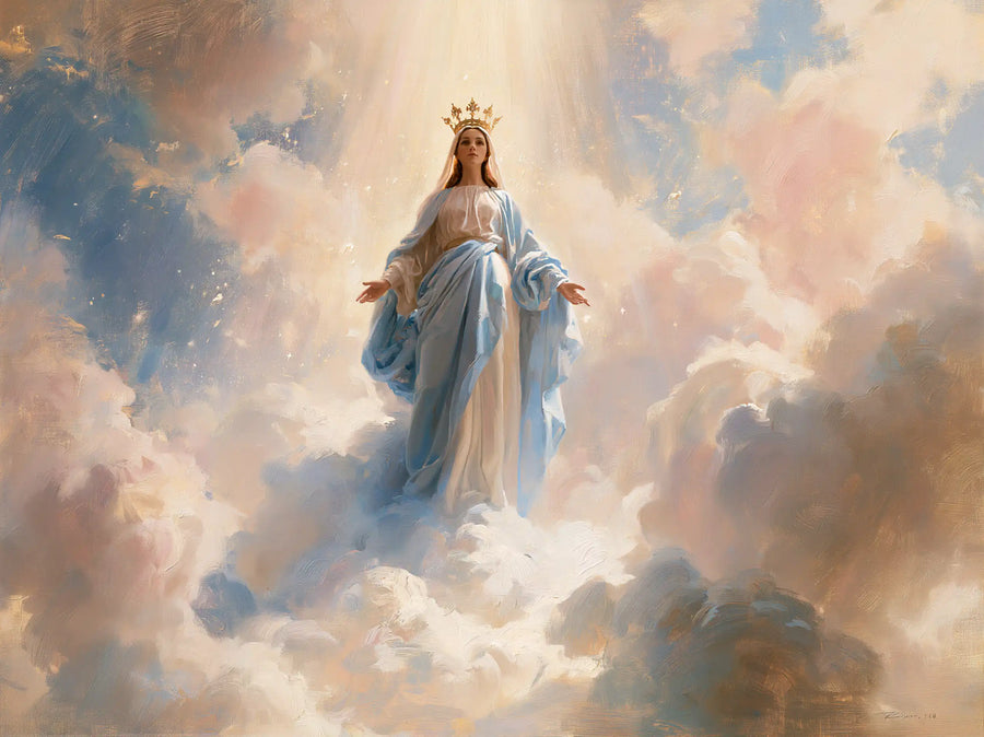 Mary Queen of Heaven - Impressionist · Landscape n° 2