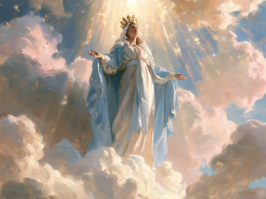 Mary Queen of Heaven - Impressionist · Landscape n° 7