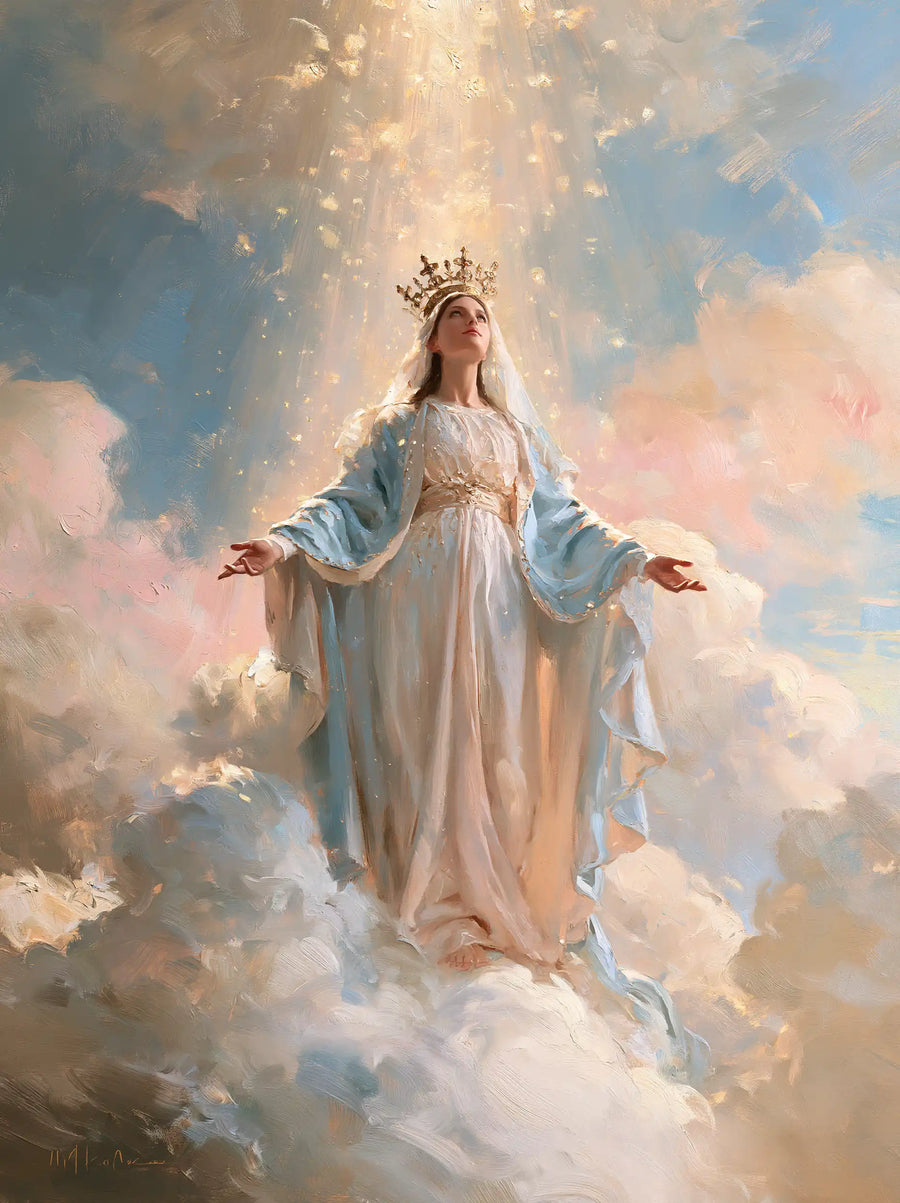 Mary Queen of Heaven - Impressionist · Portrait n° 31