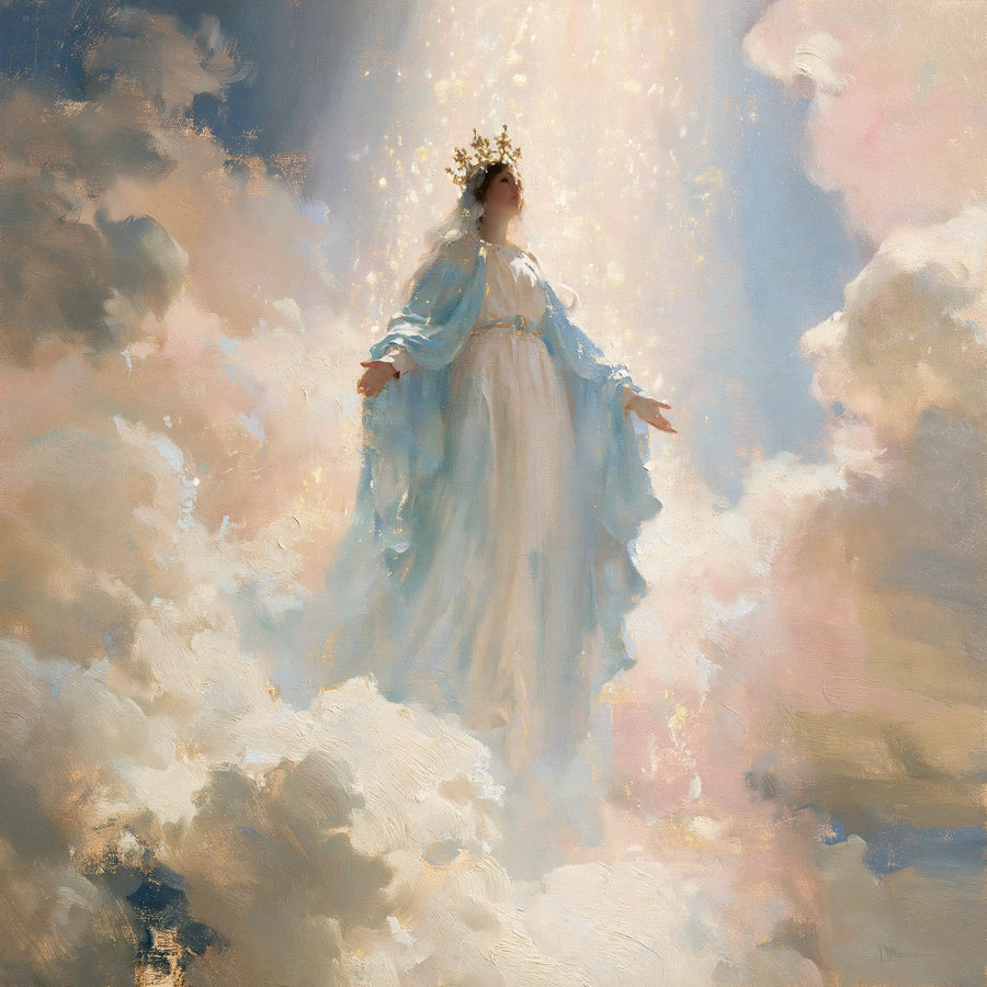 Mary Queen of Heaven - Impressionist · Square n° 5