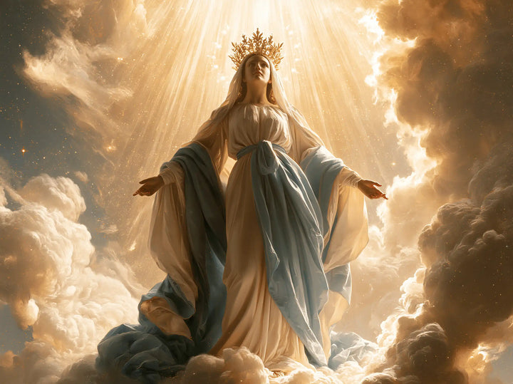 Mary Queen of Heaven - Mary before Heavenly Light · Landscape n° 2